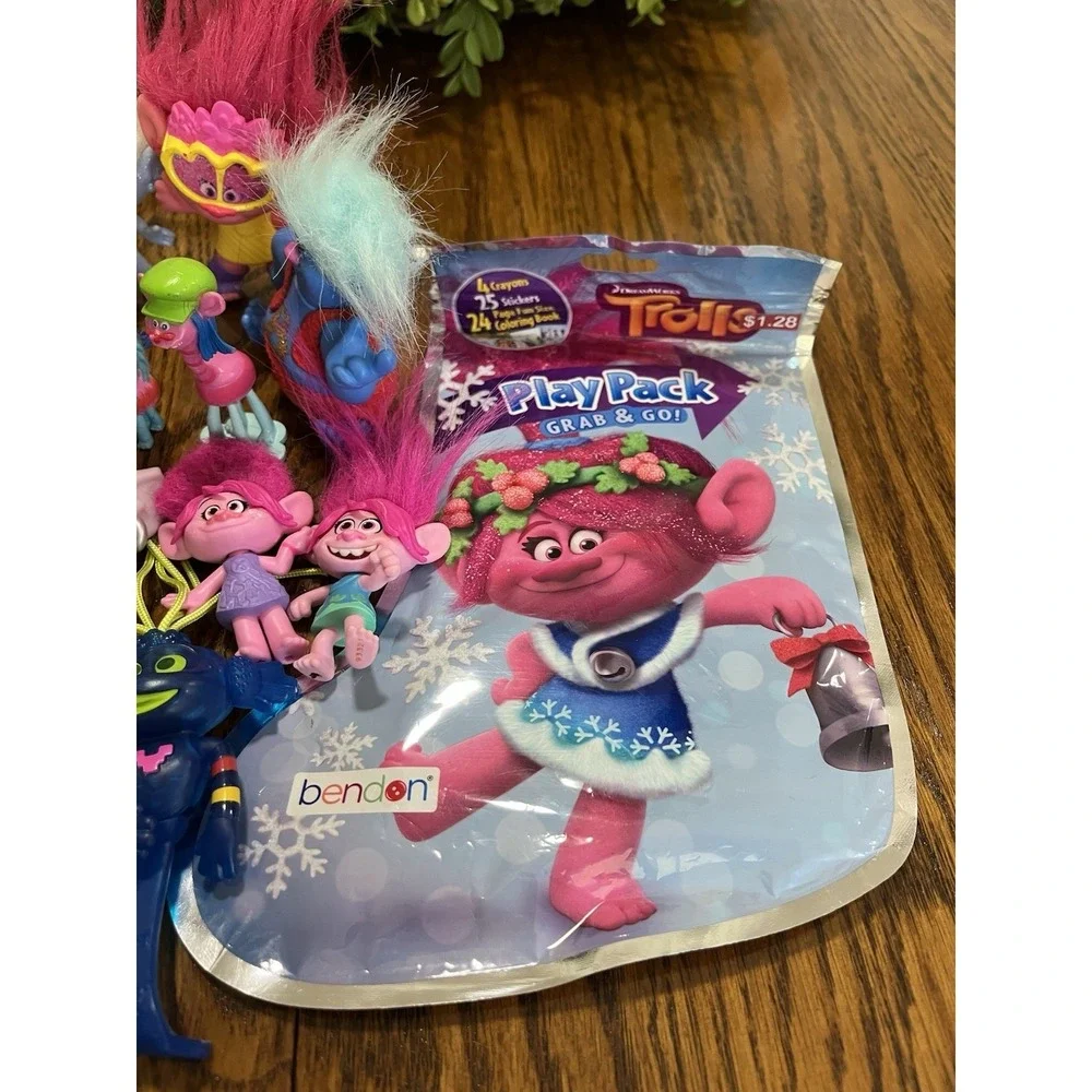 Trolls Dreamworks‎ Movies Mixed Lot 20 Figures Toys & Play Pack Dolls Hasbro